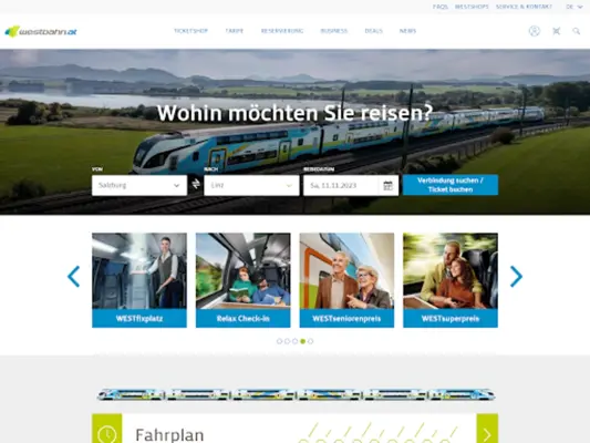 WESTbahnApp android App screenshot 2